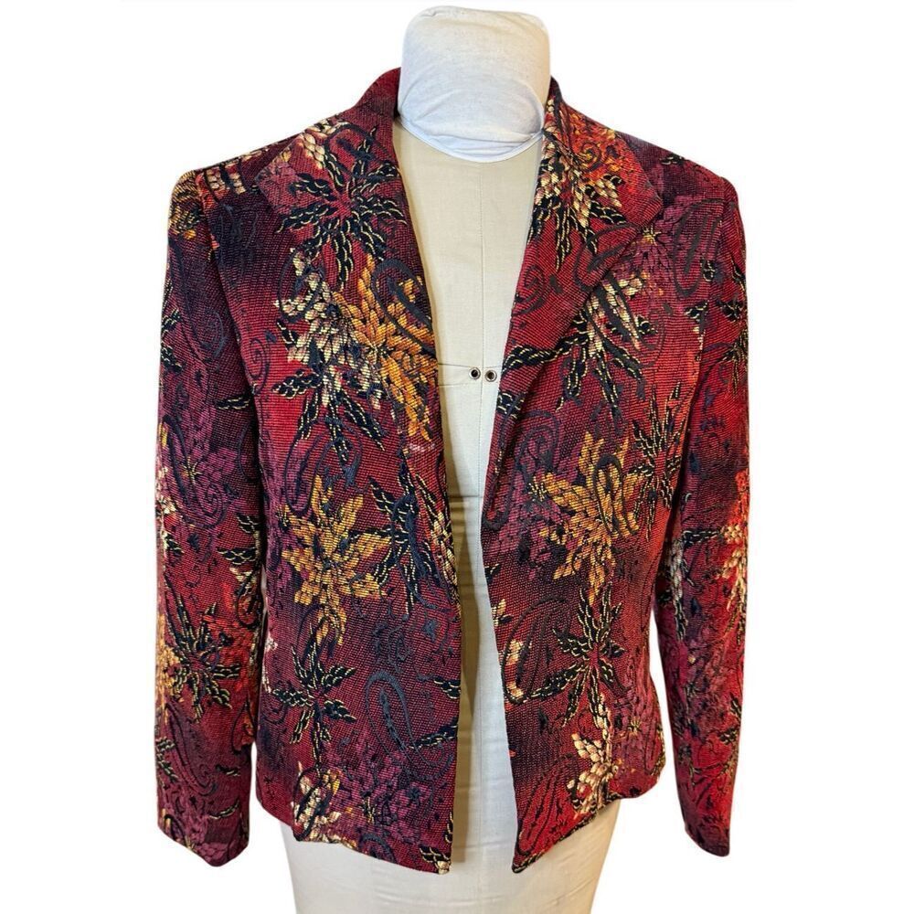 Harve Benard Collection Vintage Tapestry Jacket Sz. 14